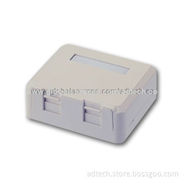 Cat6 2-port for RJ45 Keystone Jack Mounting Box, 5E Electronic Performance Requirements